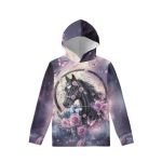 Wellflyhom Horse Dreamcatcher Girls Hoodies Graphic Size 14-16 Rose Long Sleeve Sweatshirt Stretchy Pullover Kids Sweater Top Wi
