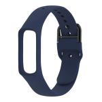 Smart Watch Pure Color Silicone Watch Band For Galaxy Fit-e Dark Blue