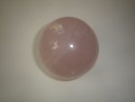 Rose Quartz Stone Crystal Ball MI97