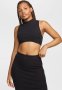 Nike Sportswear Chill Rib Crop Tank- Black