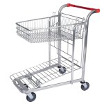Merchandising Trolley Nest Full Basket