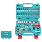 Total Tools Set Socket 1 4" 46PCS