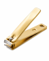 Premium Gold Stainless Steel Nail Clippers Ultra-sharp Curved Blades