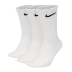 Nike Everyday Lightweight Training 3 Pack Crew Socks - White