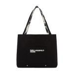 Reversible Tote Bag -black Collage Mono