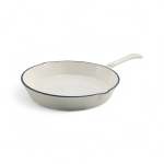 25CM Cast Iron Frying Pan Cream