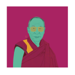 14TH Dalai Lama Art Print