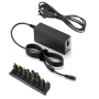 60W Ac Universal Laptop Charger Power Adapter With 8 Replaceable Plugs
