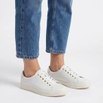Sydney Leather Sneaker - White - 8