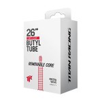 26 X 2.125 Presta 48MM Valve Removeable Core Tube.