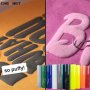 1 Sheet 25X30CM/9.8X11.8IN 3D Puff Heat Transfer Vinyl For Cricut Machine Iron On Vinyl For T Shirts Pillows