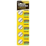Toshiba Lithium Coin Cell CR2025 - 5 Pack