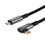 GIZZU 100W 10GBPS Type-c Angled 1M CABLE-GCPCC10010G90-01