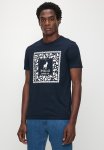 Polo Karabo Pjc Block Logo Short Sleeve Tee - Navy