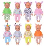 Artst Baby Doll Clothes 12 Inch Doll Clothes 8 Sets Animal Styling For 10 11 12 Inch Baby Girls Boys 8 Set