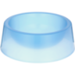 Blue Plastic Pet Food Bowl Small