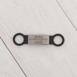 Noiseless Pet Id Tag - Small - 1.5CM W X 3CM L Black Have Your People Call My People