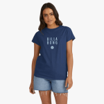 Billabong Womens Sunny Daze Short Sleeve Tee Mood Indigo - 10XL