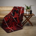 Berea - King's Birthday Blanket 2025 Black scarlet natural - 155 X 165 Cm