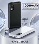Zs - Sleek & Slim Power Bank 10000MAH - White