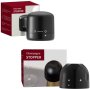 MINI Wine And Champagne Stopper Set Vacuum Seal Bottle Stoppers Black 2-PACK Polypropylene Bottle Stopper