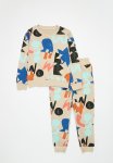 PoP Candy Printed Sweat Top Bottom Set - Multi