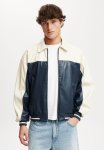 Cotton On Faux Leather Western Jacket - Vintage Navy