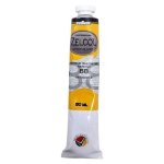 Zelcol Artists Oil Paint 50ML Genuine Deep Yellow