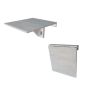 Folding Wall Mounted Drop-leaf Table 50X50CM Wood Marble