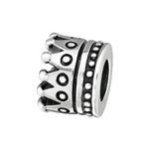 A207-C3062 - 925 Sterling Silver Crown Charm European Charm Bead