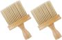 2 Pieces Car Cleaning Brush Handle Detailing Tool For Interior And Duster