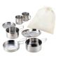 Camping Cookware Soup Pot Bowl Cup 8 Pieces Set