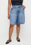 Cotton On Plus Super Baggy Denim Jort - Blue Haze