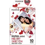 Fujifilm Instax MINI Heart Sketch Instant Film