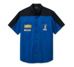 Men’s 1 Victory Short Sleeve Shirt – Colorblocked – Blue