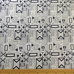 Printed Minimatt Ethnic Blue 037