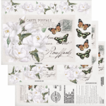 Deco Print Kitchen Set Papilion White