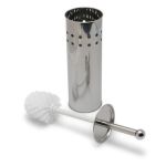 Toilet Brush With Round Stainless Steel Holder