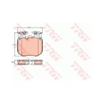 Trw Brake Pad Set Disc Brake – GDB2147