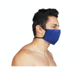 Comfort Blue Fabric Face Mask Fit