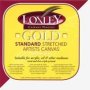 Gold 16MM Standard Bar Stretched Canvas With Curved Corners 24 X 30