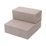 2-IN-1 Foldable Pet Stairs And Pet Bed - Brown