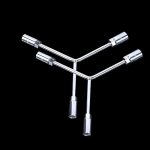 Extended Three-prong Y-shaped Socket Wrench