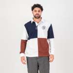 Northwood Quartered Ls Rugby Jersey-white - 4XL