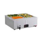 2 Divison Electric Bain Marie Table Top