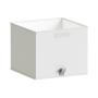 Spaceo Open Storage Box White 36X35X25