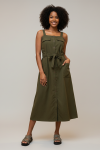 Midi Dress - M Olive