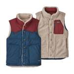 Mens Reversible Bivy Down Vest - Tidepool Blue XS