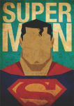 Superman Canvas Print - A3