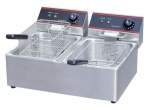 Smte Electric Basket Chips Fryer With Double Tank 10L With Keychain